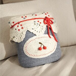 Zara Home Kids Crochet Jam Cushion
